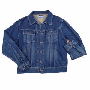 Tommy Hilfiger denim jacket with metal button closure